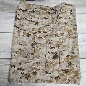 Tru-Spec Digital Camo Cargo Shorts Mens 2X Large 9" Inseam Utility Outdoor